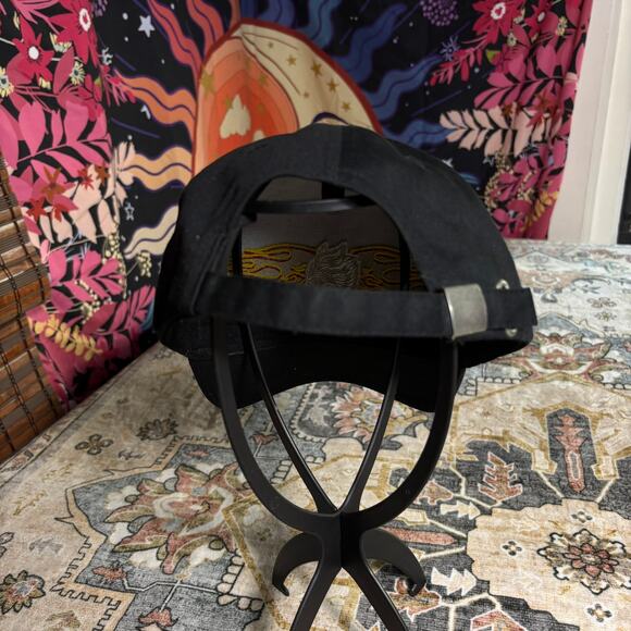 Darc Sport Wolves Hat Black Wolf Flame Embroidered baseball Cap Hat 90s Punk - Picture 3 of 8